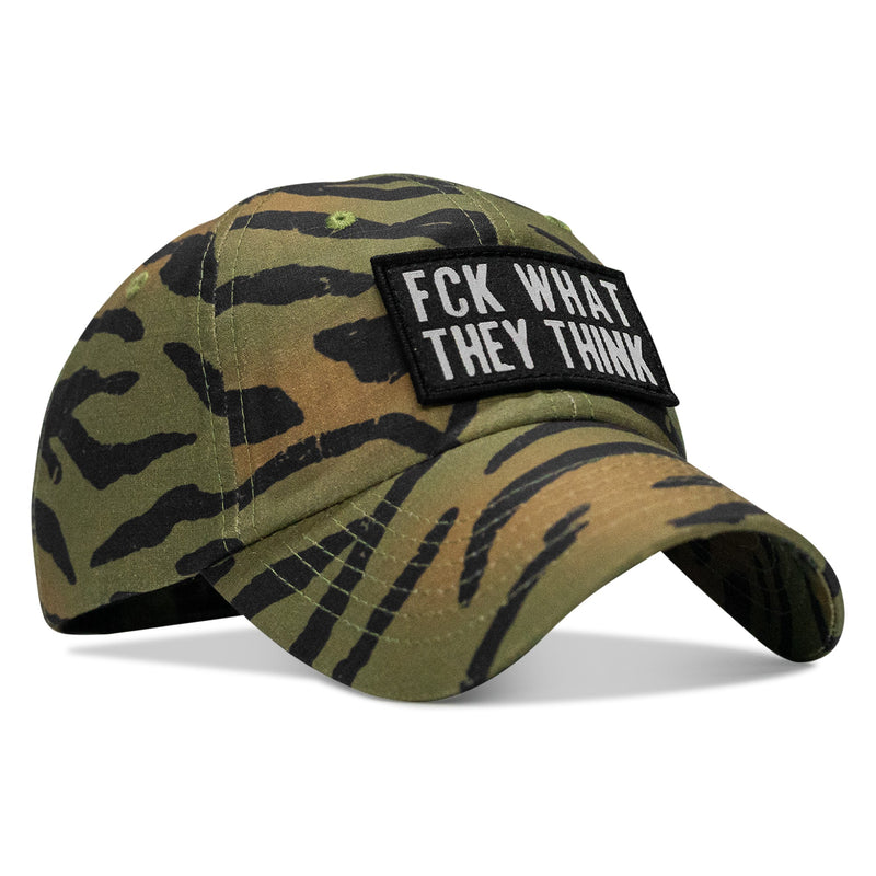 Load image into Gallery viewer, Fck What They Think Patch Tactical Ripstop Mesh Snapback Hat
