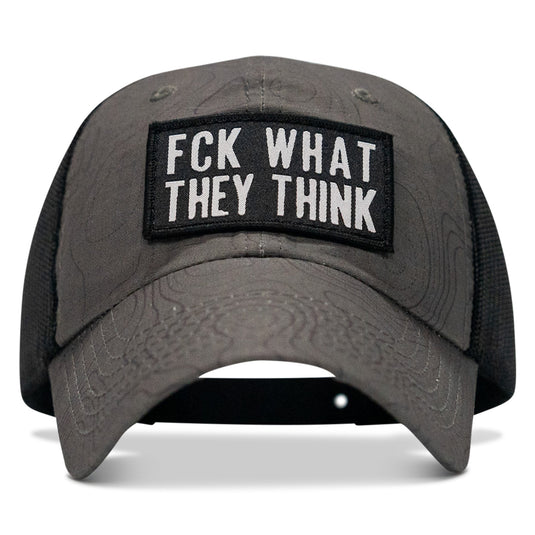 Fck What They Think Patch Tactical Ripstop Mesh Snapback Hat