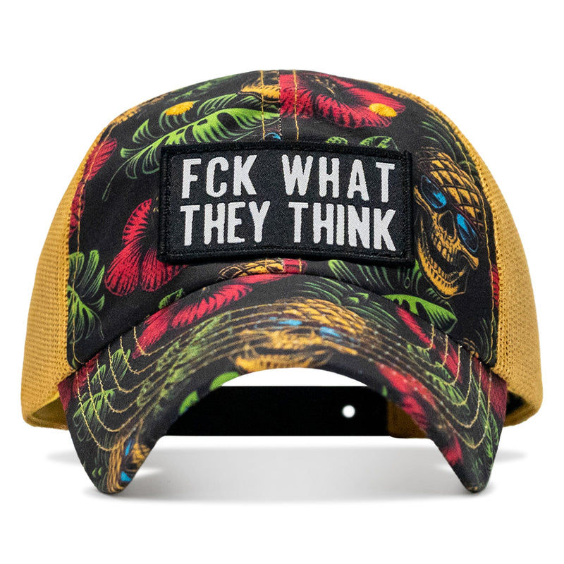Load image into Gallery viewer, Fck What They Think Patch Tactical Ripstop Mesh Snapback Hat
