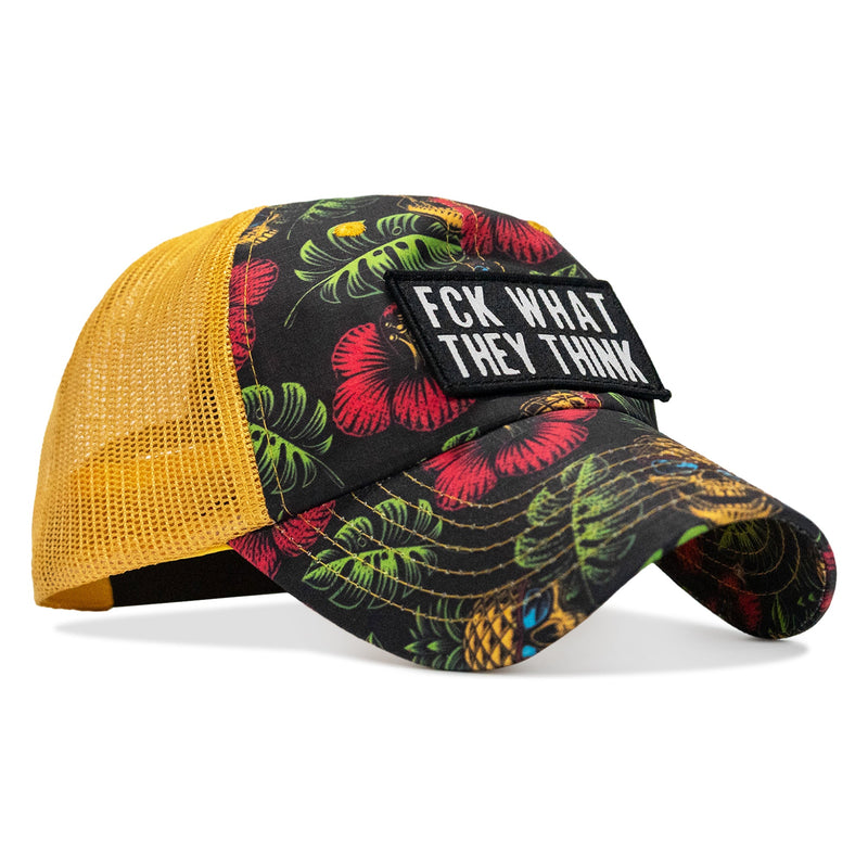 Load image into Gallery viewer, Fck What They Think Patch Tactical Ripstop Mesh Snapback Hat
