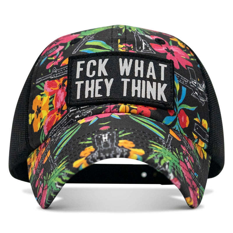 Load image into Gallery viewer, Fck What They Think Patch Tactical Ripstop Mesh Snapback Hat
