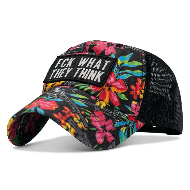 Load image into Gallery viewer, Fck What They Think Patch Tactical Ripstop Mesh Snapback Hat
