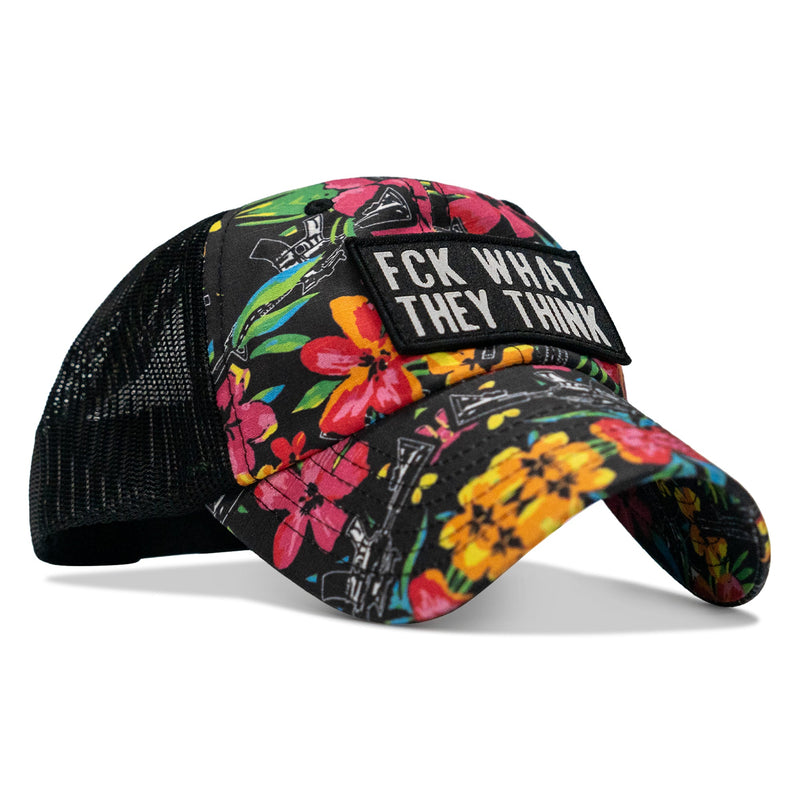 Load image into Gallery viewer, Fck What They Think Patch Tactical Ripstop Mesh Snapback Hat
