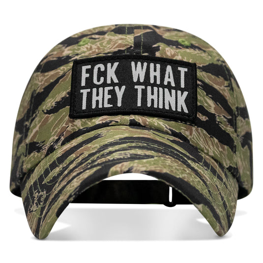 Fck What They Think Patch Tactical Ripstop Mesh Snapback Hat