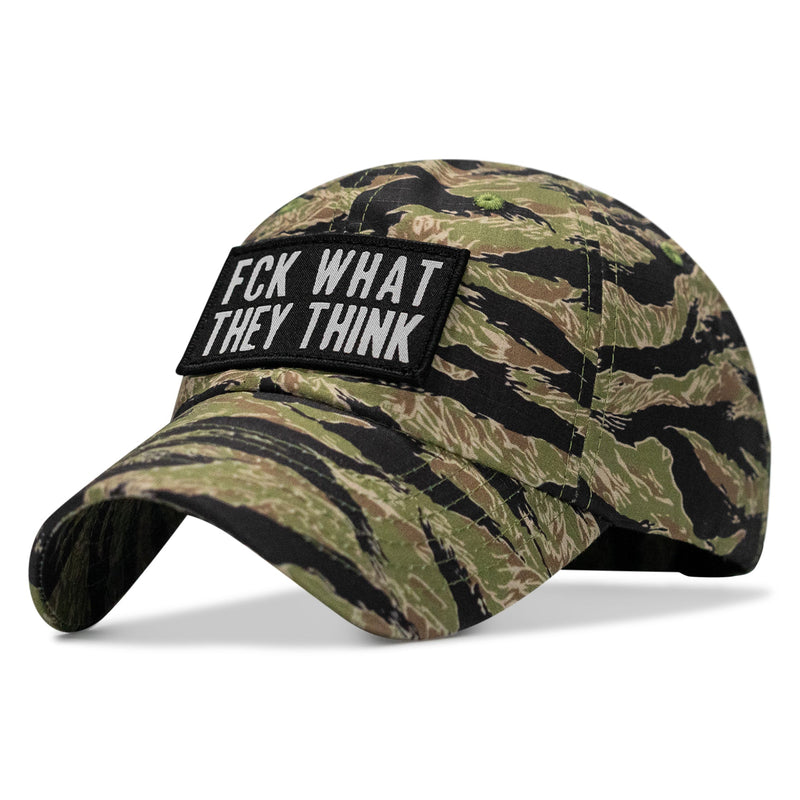 Load image into Gallery viewer, Fck What They Think Patch Tactical Ripstop Mesh Snapback Hat
