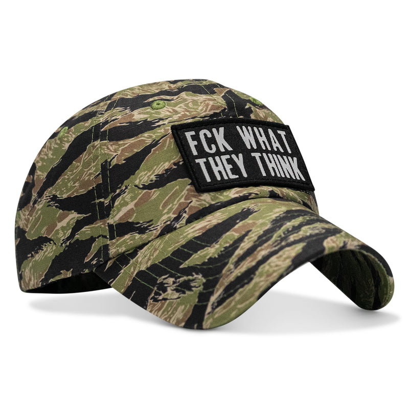 Load image into Gallery viewer, Fck What They Think Patch Tactical Ripstop Mesh Snapback Hat
