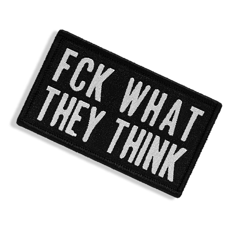 Load image into Gallery viewer, Fck What They Think Velcro Patch
