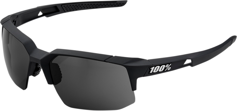 Load image into Gallery viewer, 100% Speedcoupe Sunglasses - Black - Smoke 61031-100-57
