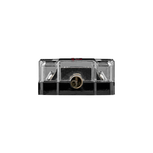 DS18 FDG1224AFS-80A ANL Fuse Holder and Distribution Block 0GA In - 2x4GA Out with Voltmeter