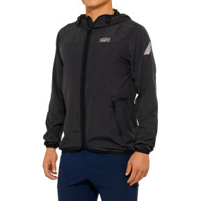 Load image into Gallery viewer, 100% Klutch Jacket - Black - Large 20041-00002
