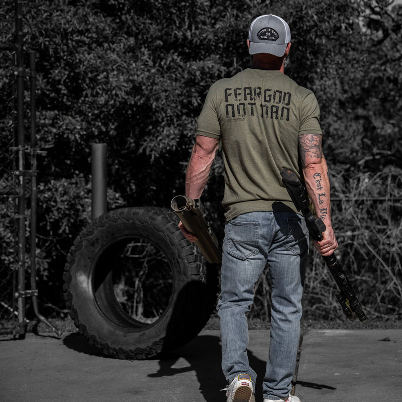 Load image into Gallery viewer, Fear God Not Man Men&#39;s T-Shirt
