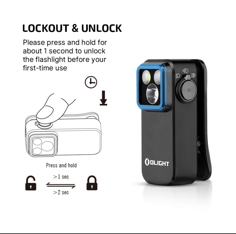 Load image into Gallery viewer, Olight Oclip Pro – Clip Light with Flood, Spot, and Red Modes – Available in 4 Colors
