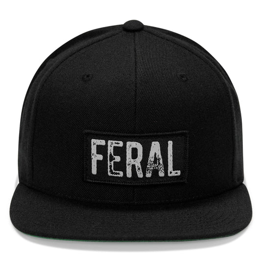 Feral Patch Flatbill Snapback Hat