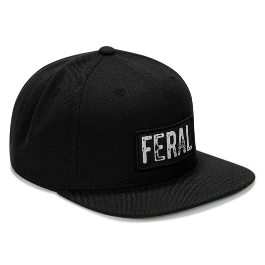 Feral Patch Flatbill Snapback Hat