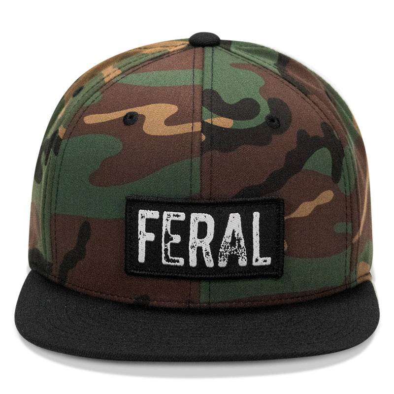 Load image into Gallery viewer, Feral Patch Flatbill Snapback Hat
