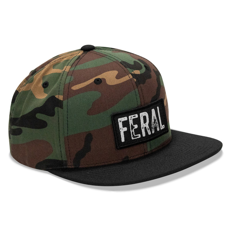Load image into Gallery viewer, Feral Patch Flatbill Snapback Hat
