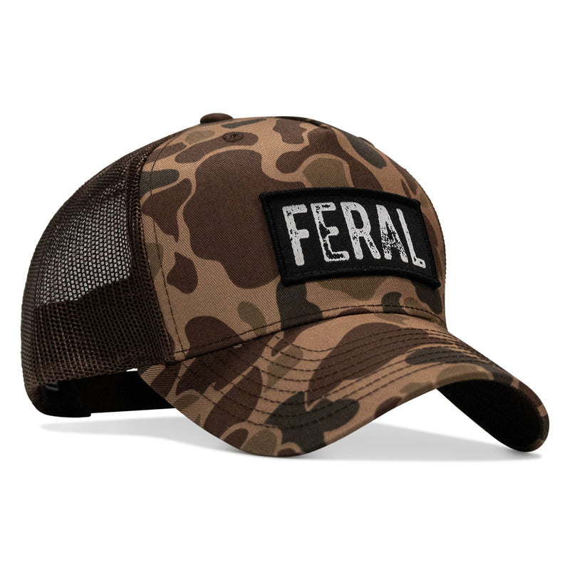 Load image into Gallery viewer, Feral Vintaged Patch Snapback Hat
