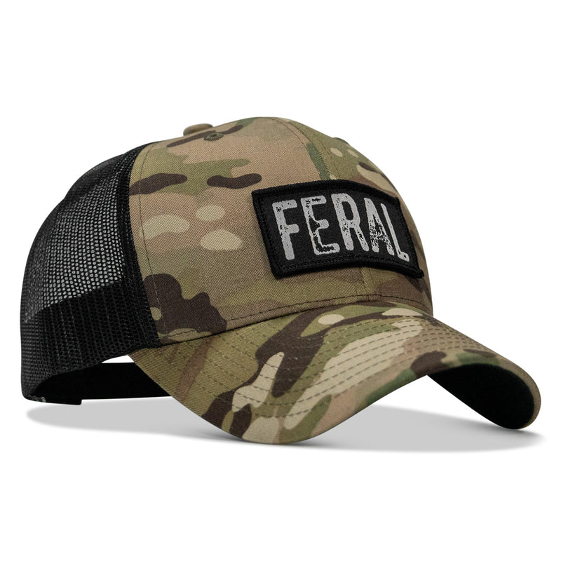 Load image into Gallery viewer, Feral Vintaged Patch Snapback Hat
