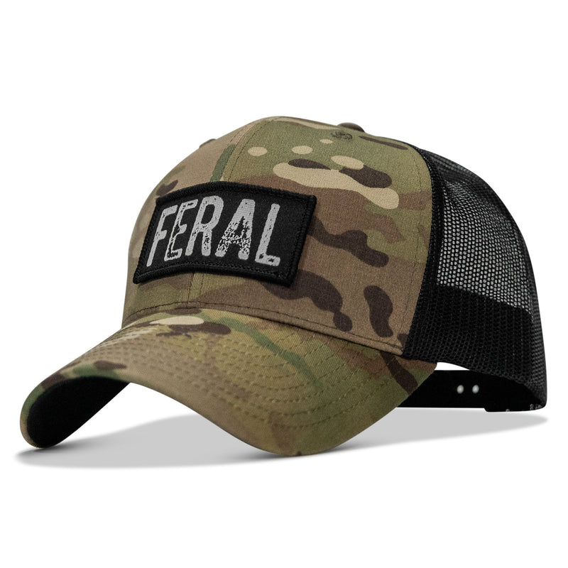 Load image into Gallery viewer, Feral Vintaged Patch Snapback Hat

