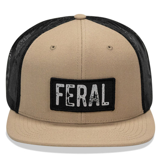 Feral Patch Flatbill Snapback Hat