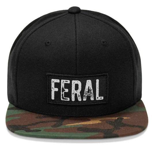 Feral Patch Flatbill Snapback Hat