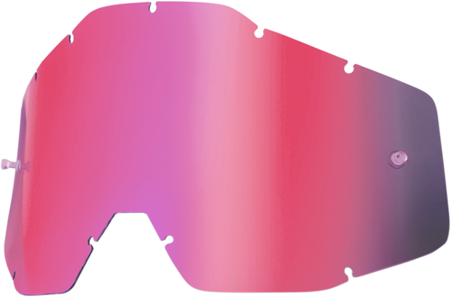 100% Accuri/Strata/Racecraft Lens - Pink Smoke Mirror 51002-016-02
