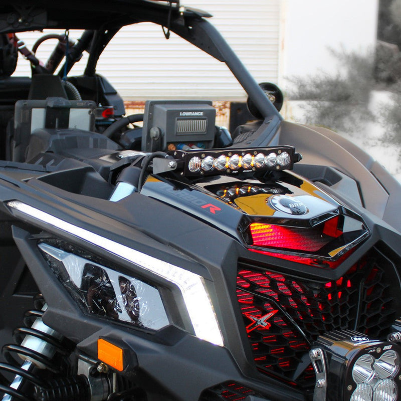 Load image into Gallery viewer, Baja Designs S8 10" Shock Tower Light Bar Mount Kit for 17-22 Can-Am Maverick X3
