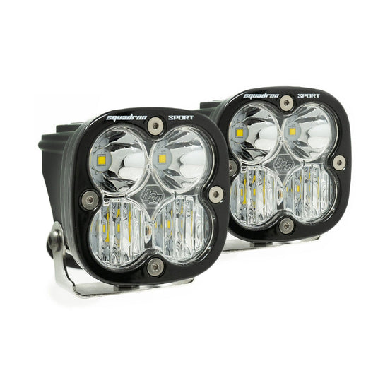 Squadron Sport Black LED Auxiliary Light Pod Pair - Universal