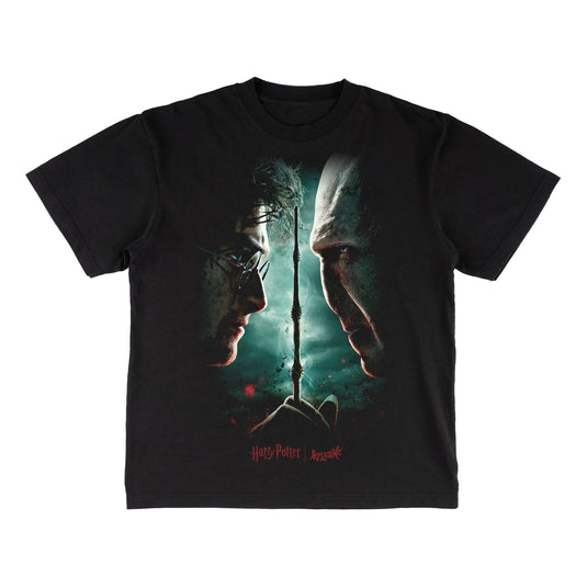 Welcome x Harry Potter Finale Boxy Garment-Dyed Tee - Black