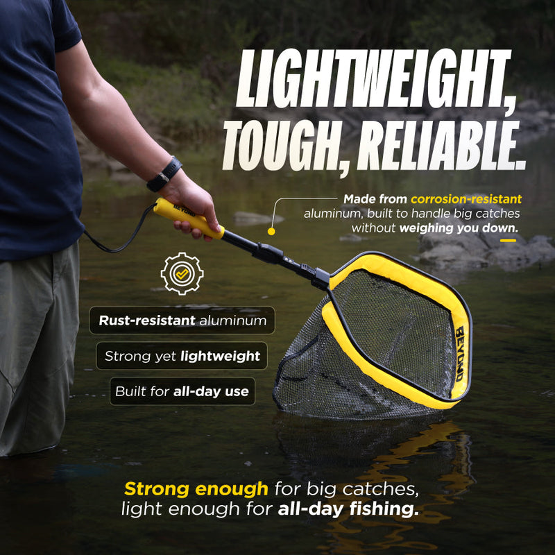 Load image into Gallery viewer, Beyond Braid Floating Fishing Net with Handle
