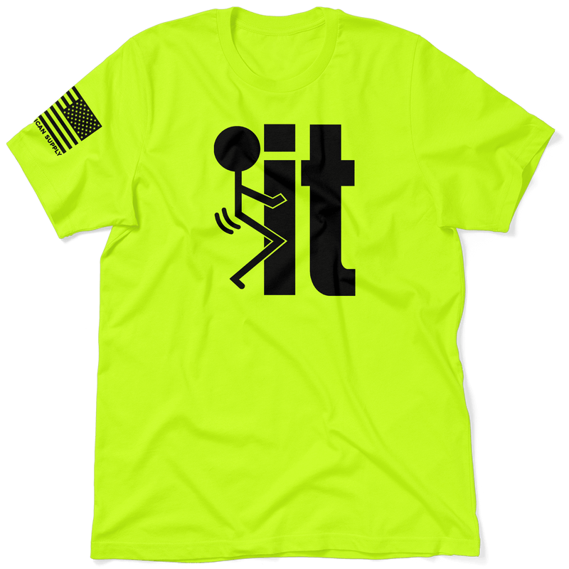Load image into Gallery viewer, F It - Safety Yellow T-Shirt
