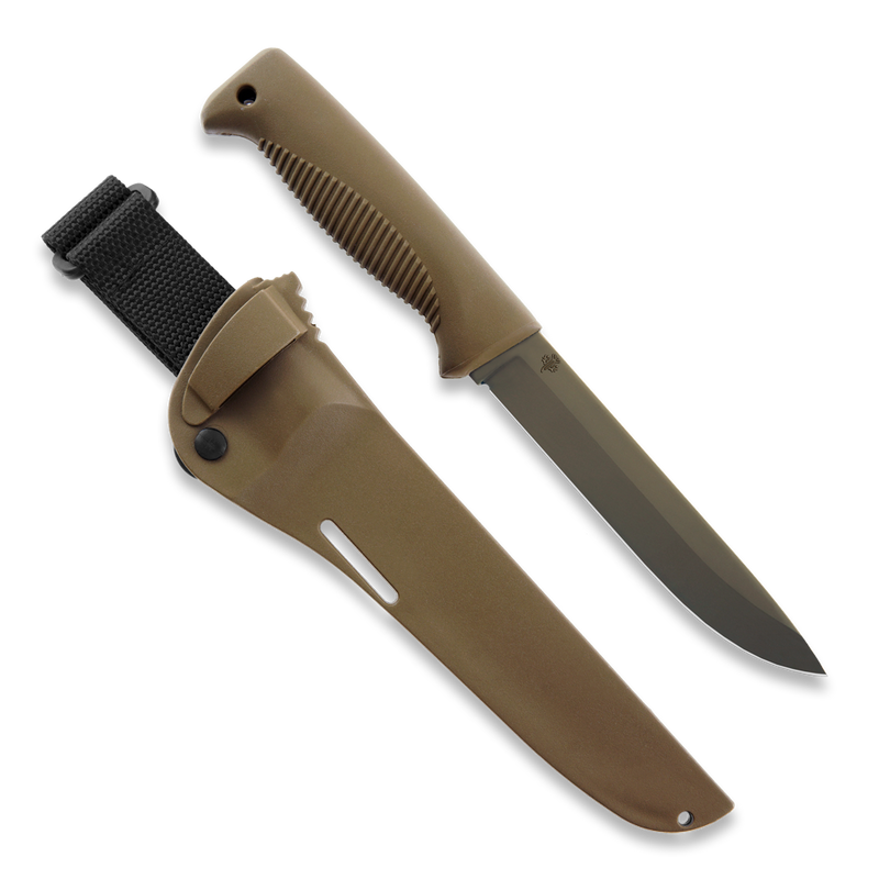 Load image into Gallery viewer, Peltonen M95 Ranger Puukko FDE Cerakote Coyote FJP060
