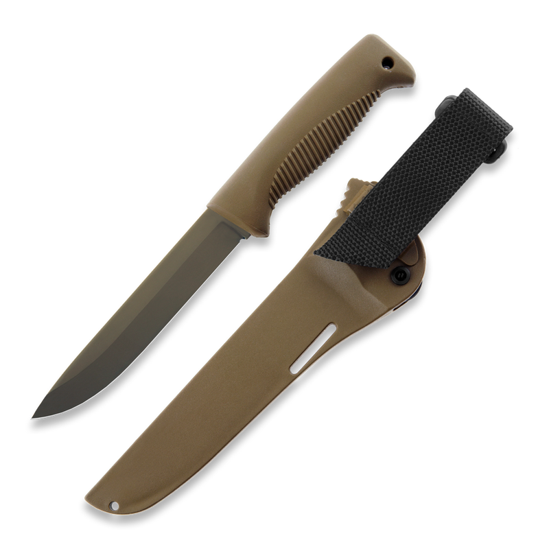 Load image into Gallery viewer, Peltonen M95 Ranger Puukko FDE Cerakote Coyote FJP060
