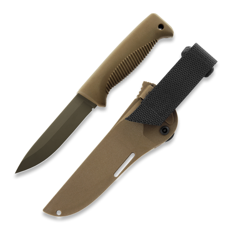 Load image into Gallery viewer, Peltonen M07 Ranger Puukko FDE Cerakote Coyote FJP126
