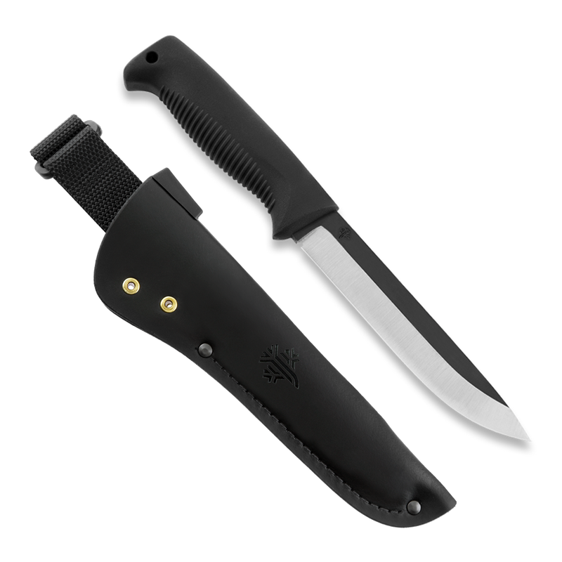 Load image into Gallery viewer, Peltonen M95 Ranger Puukko Uncoated (Leather Sheath) FJP143
