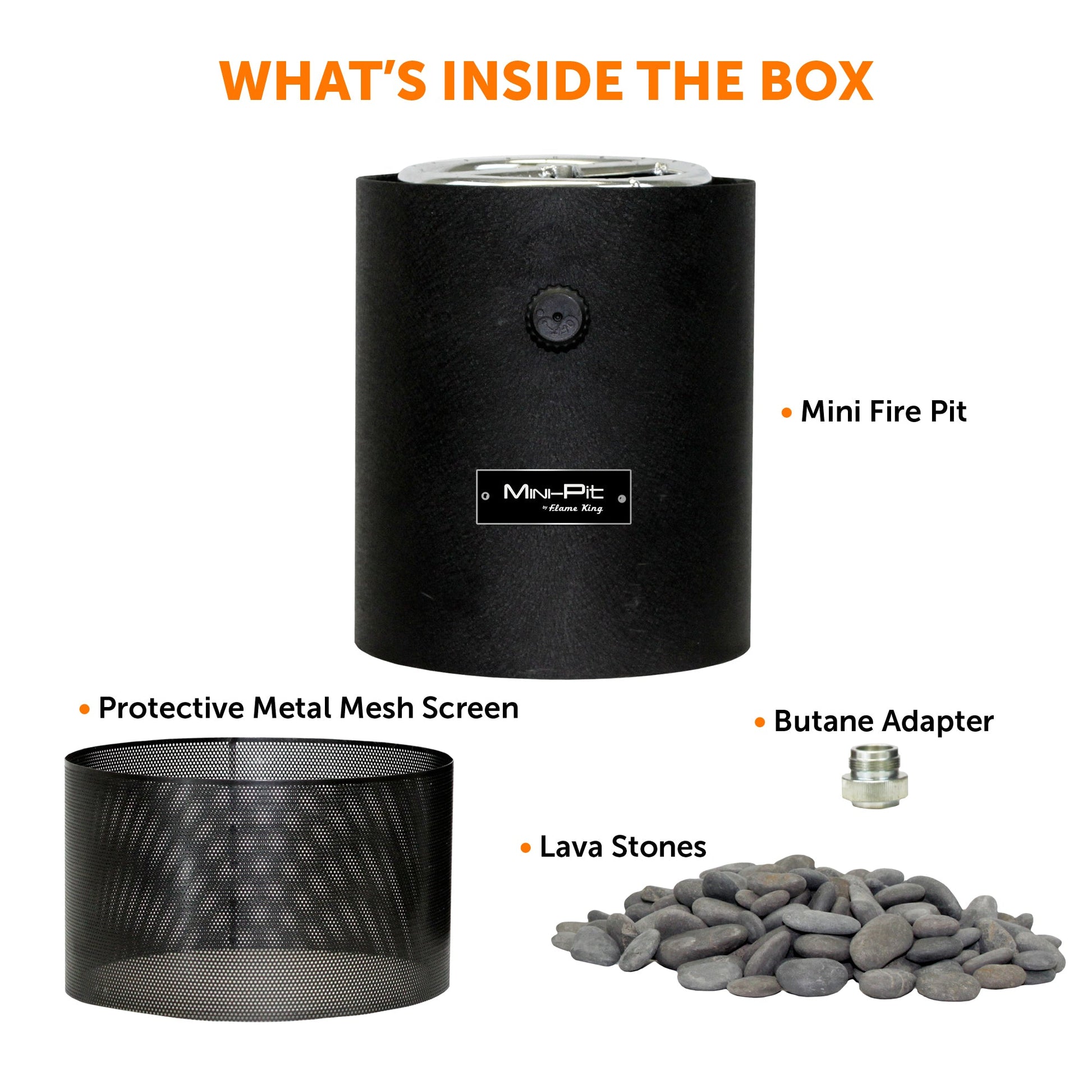 Flame King Smokeless Portable Mini Tabletop Fire Pit Dual Fuel Propane and Butane - Skoutley Outdoors LLC
