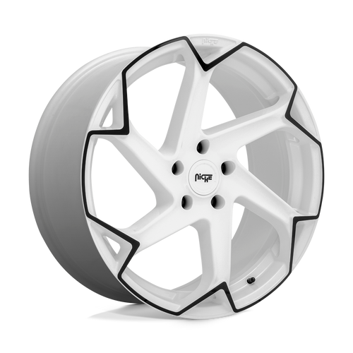 Niche 1 Pc M257 Flash Gloss White With Black