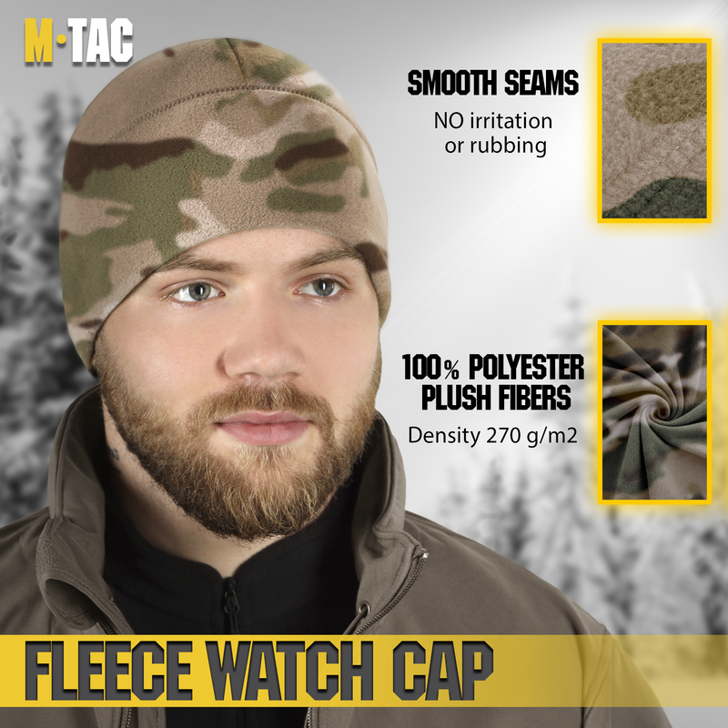 Load image into Gallery viewer, M-Tac Watch Cap Fleece with Slimtex (320 g/m2)
