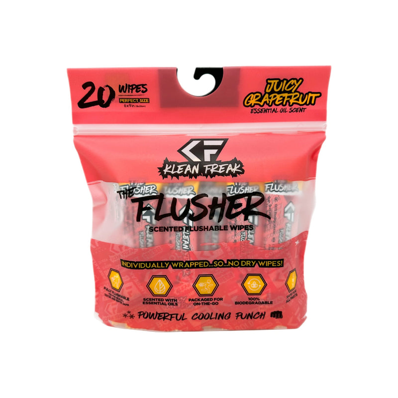 Load image into Gallery viewer, The Flusher 20 Pack - Flushable Wipes
