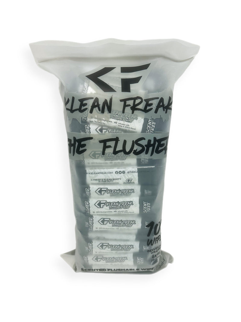 Load image into Gallery viewer, The Flusher - 100 Pack - Flushable Wipes
