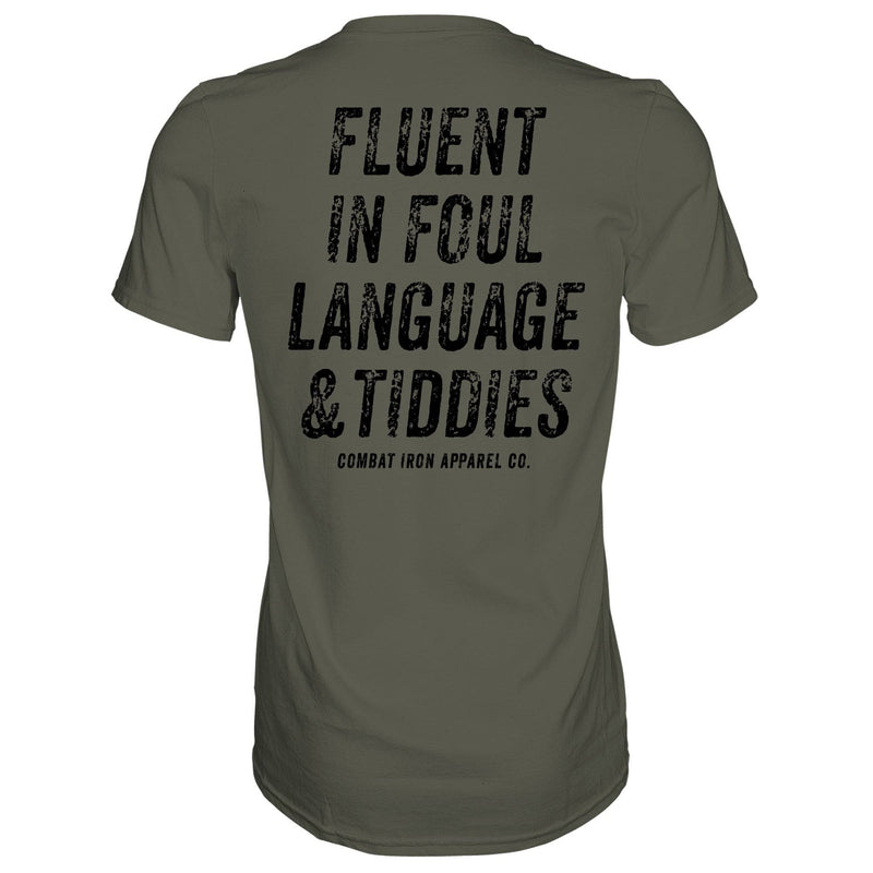 Load image into Gallery viewer, Fluent In Foul Language and Tiddies Men&#39;s T-Shirt
