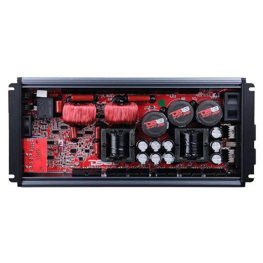 FRP Compact Full-Range Class D 1-Channel Amplifier 5,000 Watts Rms @ 1-Ohm Titanium