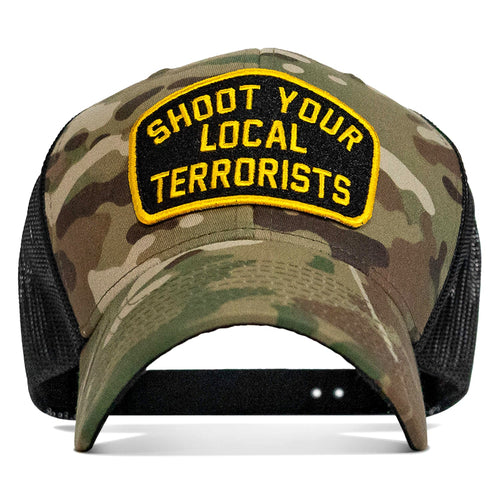 Shoot Your Local Terrorists Patch Snapback Hat
