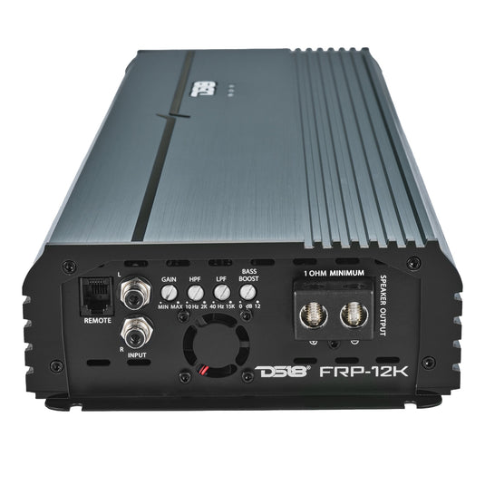 FRP Compact Full-Range Class D 1-Channel Amplifier 12,000 Watts Rms @ 1-Ohm