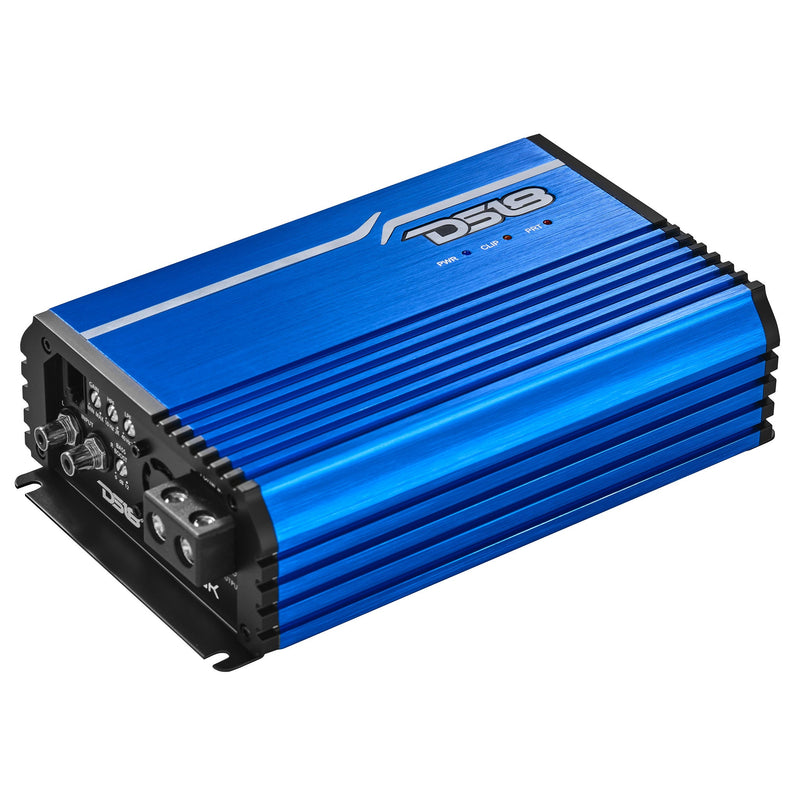 Load image into Gallery viewer, FRP Compact Full-Range Class D 1-Channel Amplifier 2,500 Watts Rms @ 1-ohm Red Blue
