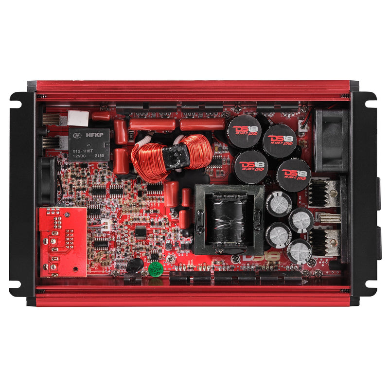 Load image into Gallery viewer, FRP Compact Full-Range Class D 1-Channel Amplifier 2,500 Watts Rms @ 1-ohm Red

