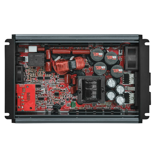 FRP Compact Full-Range Class D 1-Channel Amplifier 2,500 Watts Rms @ 1-ohm Titanium