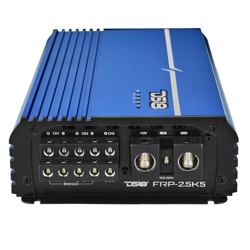 Load image into Gallery viewer, FRP Compact Full-Range Class D 5-Channel Amplifier – 250W x 4 + 1,200W Subwoofer Output
