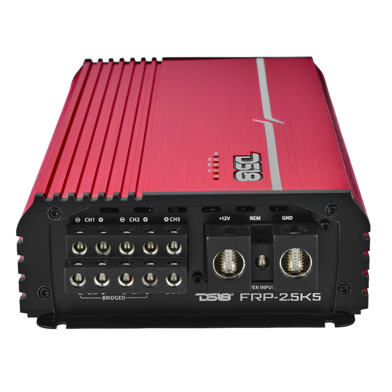 Load image into Gallery viewer, FRP Compact Full-Range Class D 5-Channel Amplifier – 250W x 4 + 1,200W Subwoofer Output
