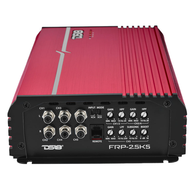 Load image into Gallery viewer, FRP Compact Full-Range Class D 5-Channel Amplifier – 250W x 4 + 1,200W Subwoofer Output
